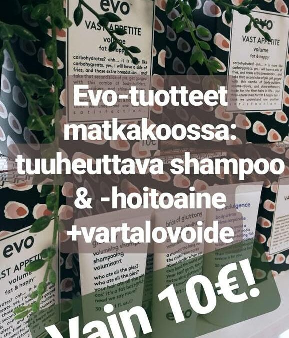 EVO-tuotesetti vain 10€!