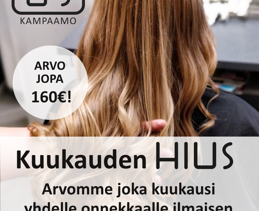 Kuukauden HIUS arvonta : Voita hiusten muodonmuutos!