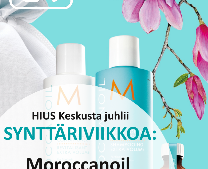 HIUS Keskusta ja Kauneushoitolan synttäriviikko 27.-31.5.2019!