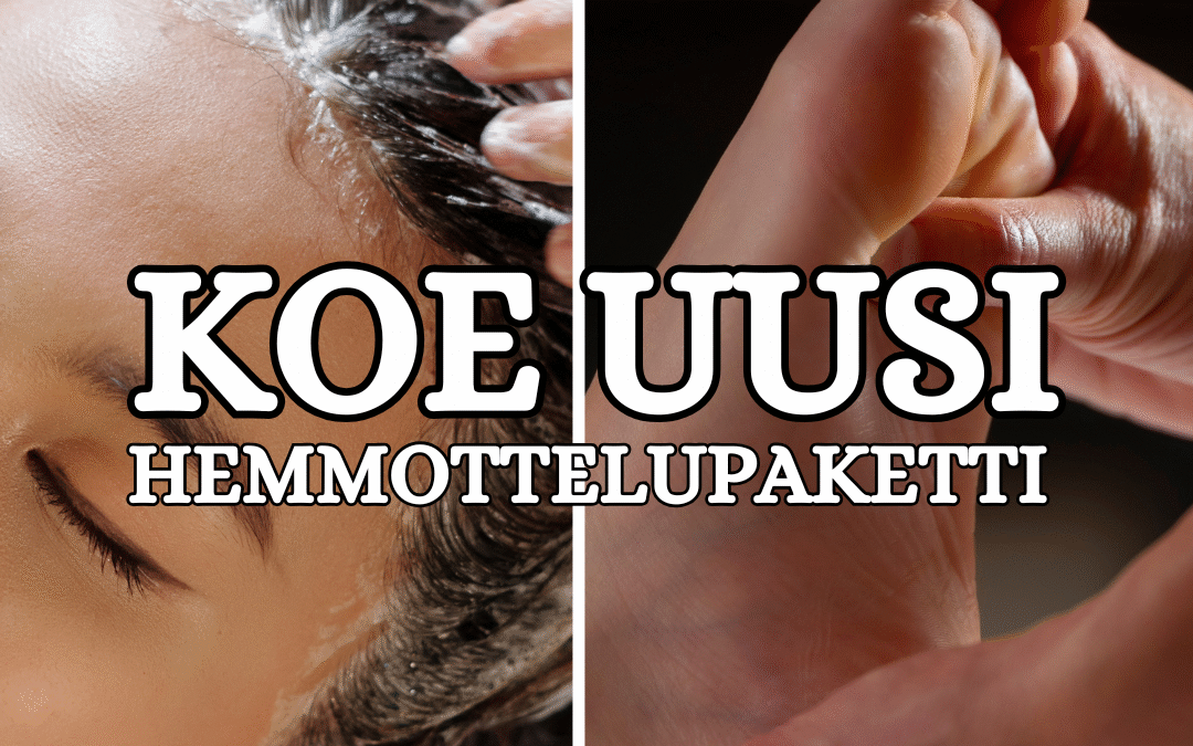 NYT: Hiushoito ja jalkahieronta alk. 69€ + kaupan päälle 19€ lisäpalvelu!